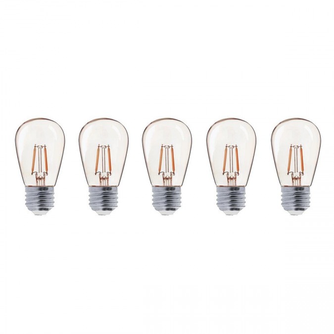 Lot de 5 ampoules LED E27 PARTY BULB Filament