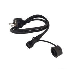 Cordon d'alimentation 1 mètre 230V EU avec connecteurs Femelle étanche