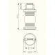Lanterne lumineuse LED rechargeable blanche SAILY W35