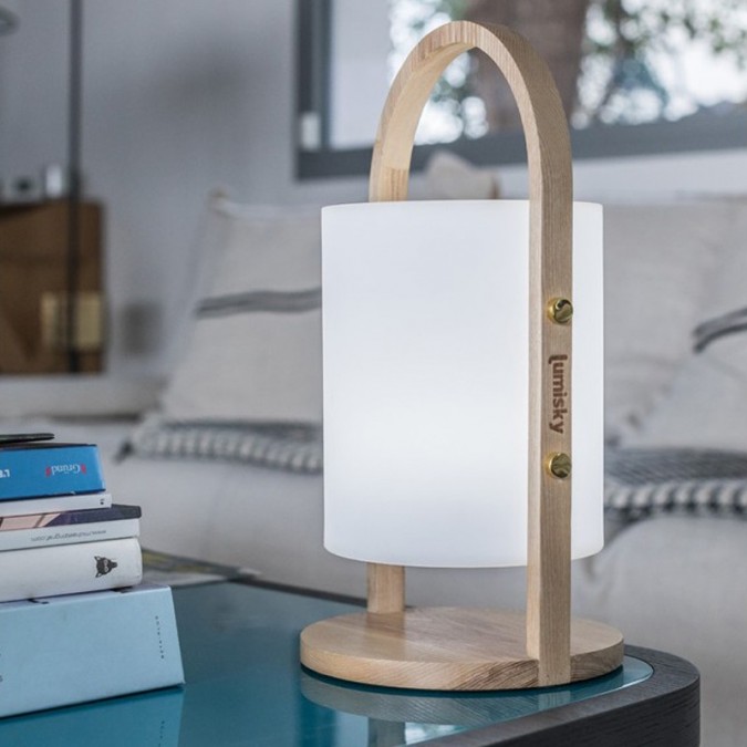 Baladeuse lumineuse rechargeable WOODY