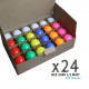 Lot de 24 ampoules LED B22 1W incassables (équivalent 15W) pour Guirlande