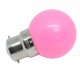 Lot de 24 ampoules LED B22 1W incassables (équivalent 15W) pour Guirlande - Rose