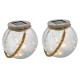 Lanterne ronde lumineuse LED CRACK BALL