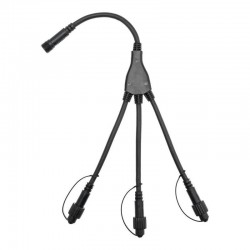 Guirlande Guinguette Professionnelle Câble plat - 12 Mètres / 12 douilles B22