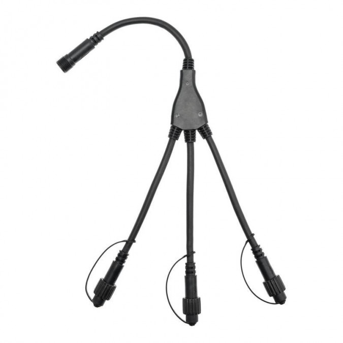 Guirlande Guinguette Professionnelle Câble plat - 12 Mètres / 12 douilles B22