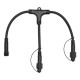 Guirlande Guinguette Professionnelle Câble plat - 12 Mètres / 12 douilles B22