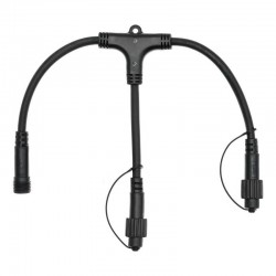 Guirlande Guinguette Professionnelle Câble plat - 12 Mètres / 12 douilles B22