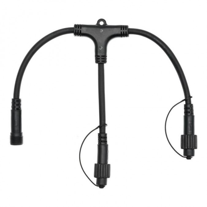 Guirlande Guinguette Professionnelle Câble plat - 12 Mètres / 12 douilles B22